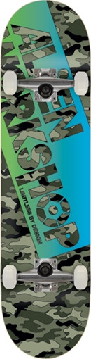 ALIEN WORKSHOP CAMO FILMWORKS Skateboard Complete-8.0