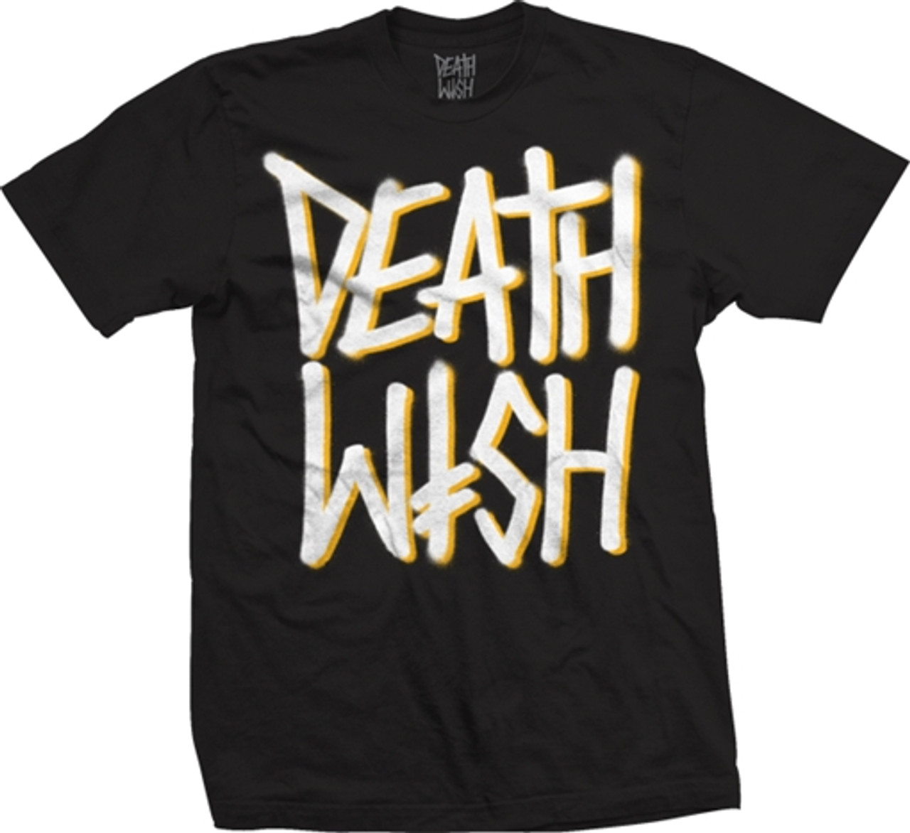 DeathWish DEATHSTACK SS SMALL BLK WHT GOLD