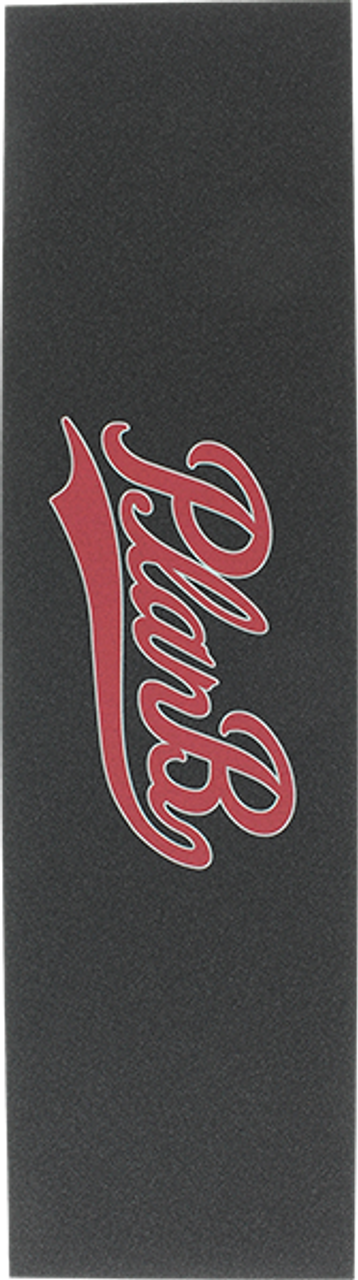 PLAN B/JESSUP BASE LOGO BLK/RED GRIP single sheet