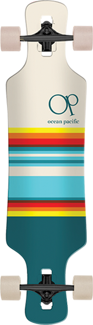OP SWELL DT SKATEBOARD COMPLETE 9x36 OFF-WHT/TEAL