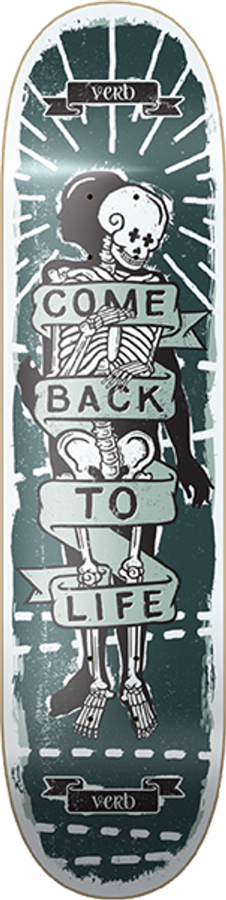 VERB ARTIST SERIES BRUCE MCKAY COME BACK SKATE DECK-8.3