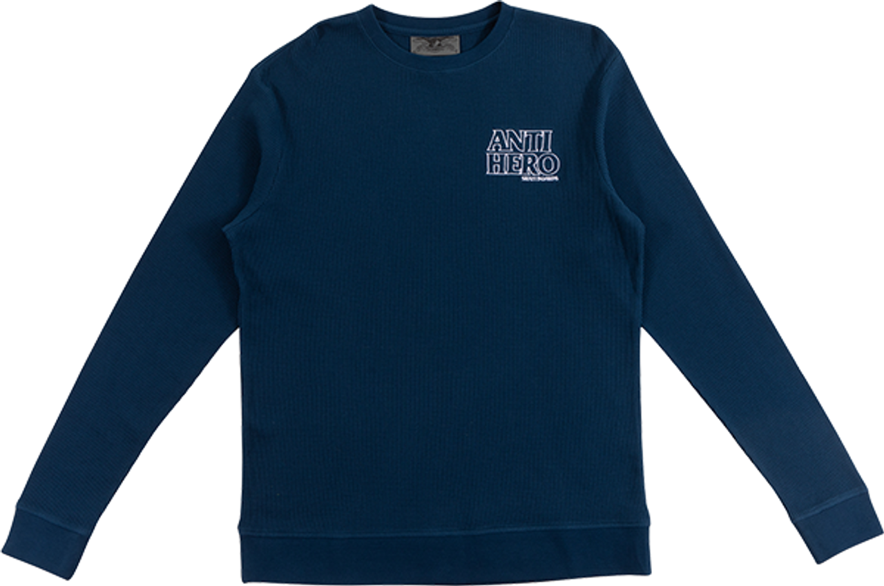 ANTI HERO LIL BLACKHERO OUTLNE CREW/SWT XLARGE NAVY