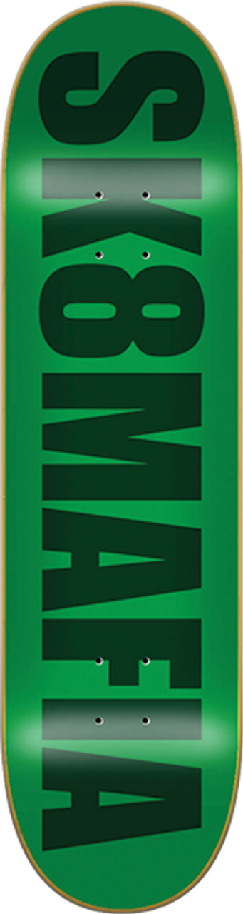 SK8MAFIA ACRYLIC SKATE DECK-8.25 GREEN