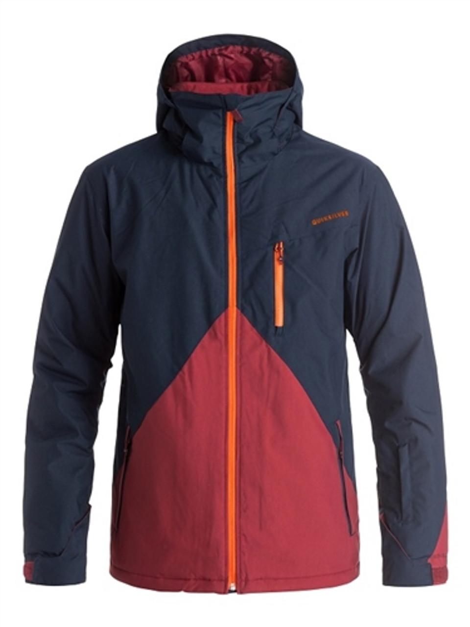 Quiksilver Mission Snow Jacket Black Red