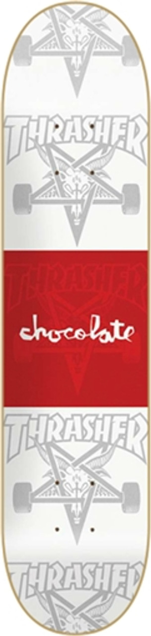 Chocolate THRASHER Skateboard Deck-8.12