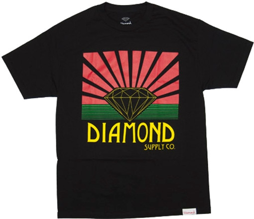 DIAMOND SHINING SS Tshirt L-BLACK premium