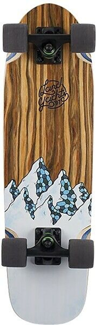 スケートボード Landyachtz Dinghy Summit Cruiser Landyachtz Dinghy Summit Skateboard Complete Brown White