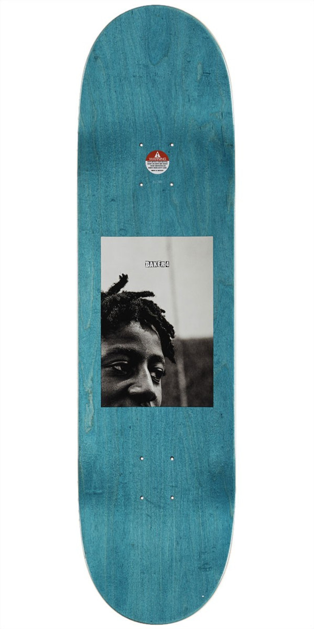 Baker Baker4 Skateboard Deck Teal 8.38
