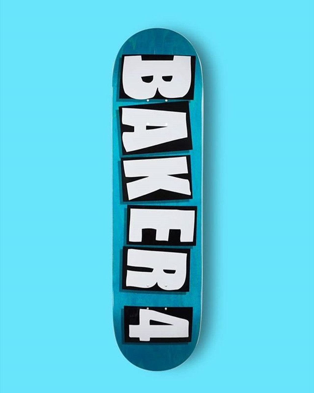 Baker Baker4 Skateboard Deck Teal 8.38