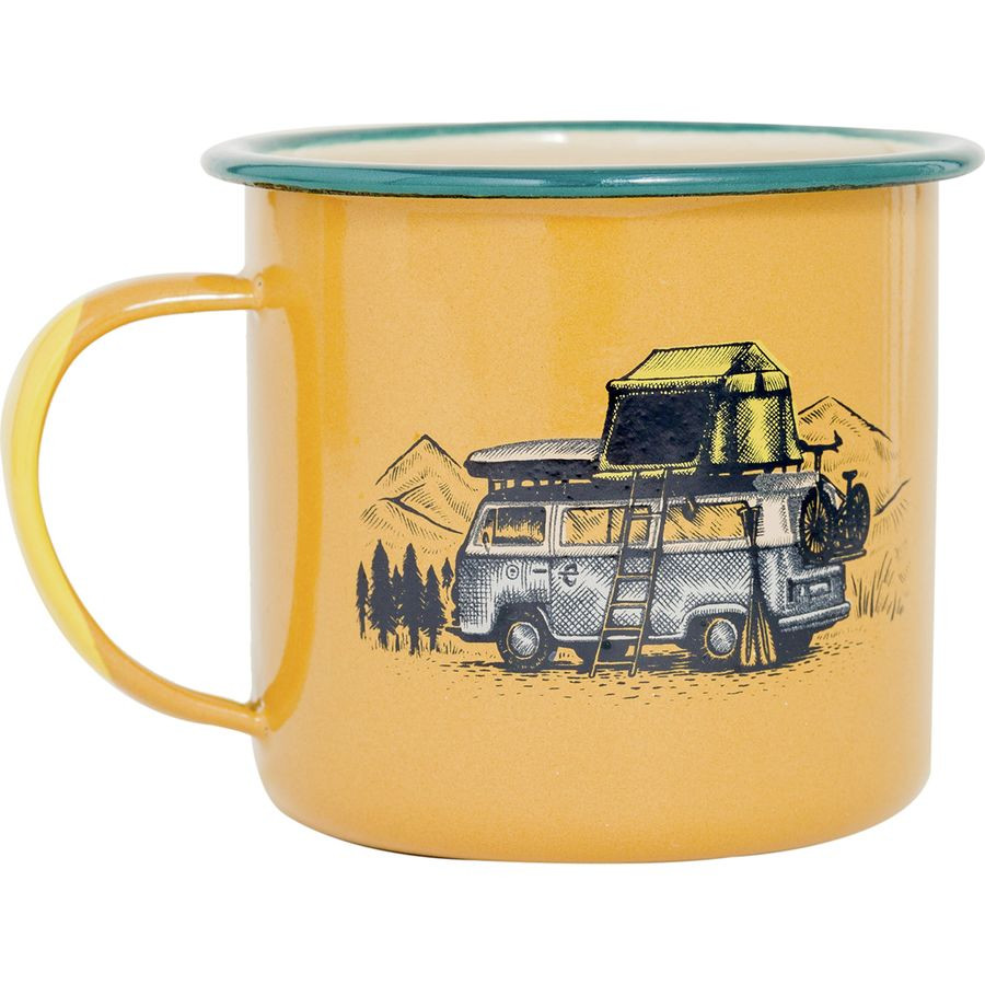 United By Blue Steel Enamel Mug Pack & Go 22oz