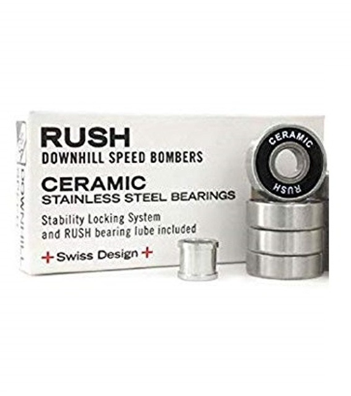 Rush Downhill Speed Bombers Bearings Black Ceramic