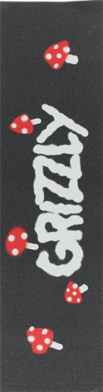 GRIZZLY 1-SHEET TOADSTOOL BLK/WHT GRIP TAPE