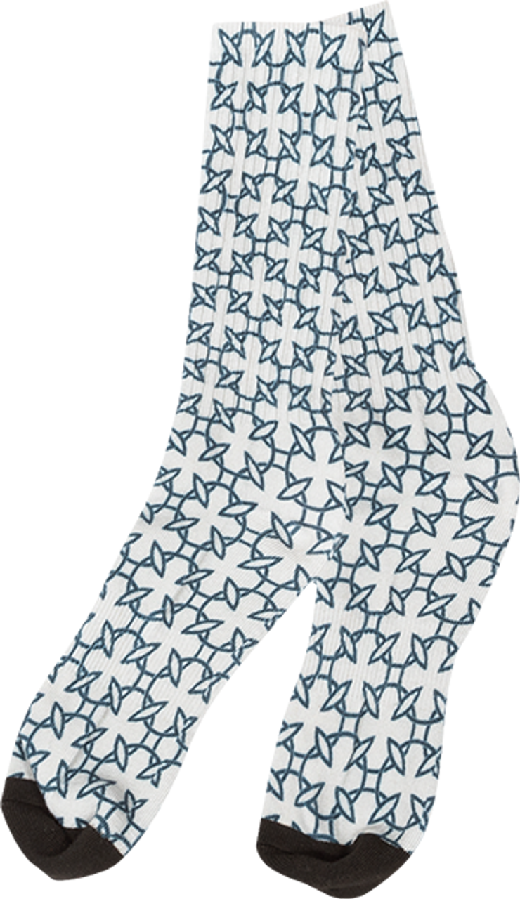 INDEPENDENT REPEAT CROSS CREW SOCKS NAVY/GREY 1pr