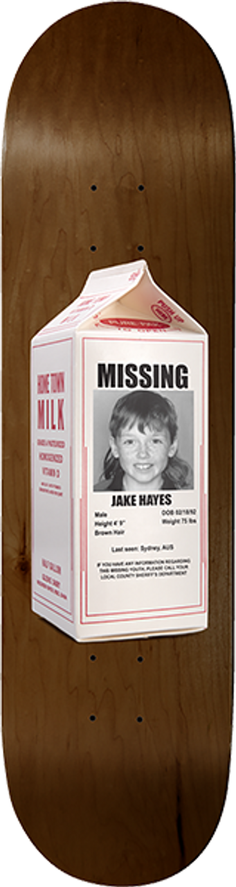 DEATHWISH HAYES CHILD MISSING SKATE DECK-8.0