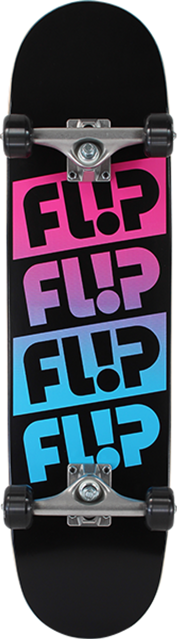 FLIP ODYSSEY FADER SKATEBOARD COMPLETE-8.0 BLK W/PINK/BLU