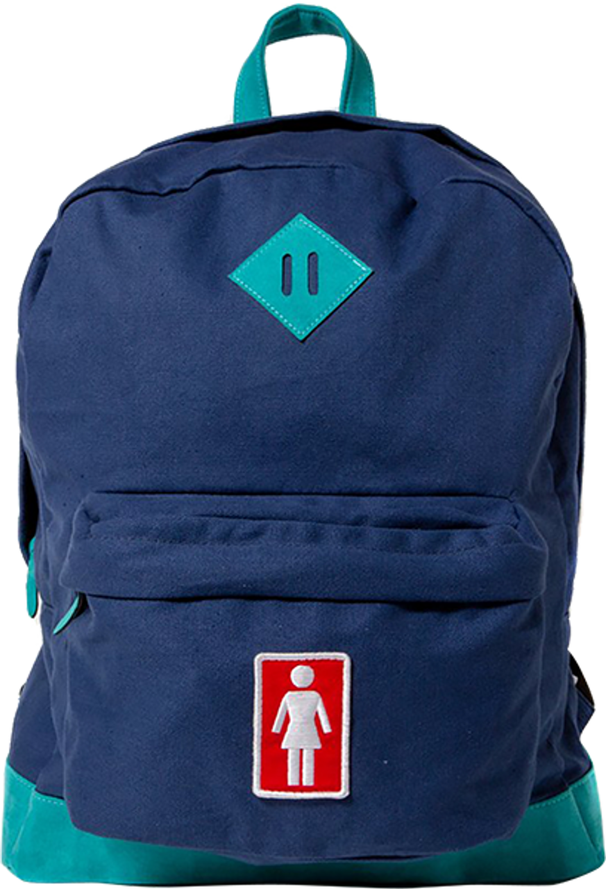 GIRL SIMPLE BACKPACK NAVY/TEAL