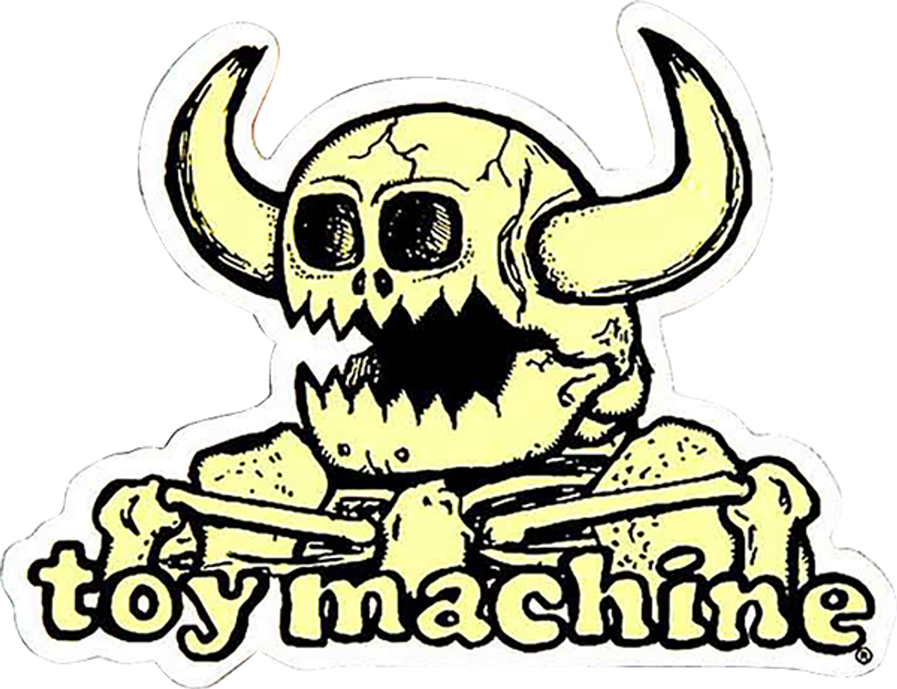 TOY MACHINE DEAD MONSTER DECAL STICKER (2pack)