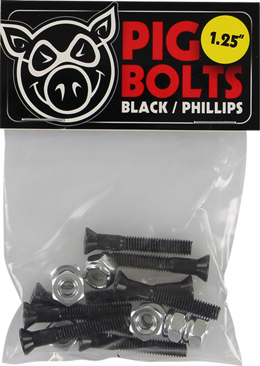 PIG BLACK PHILLPS HARDWARE SET 1.25" BLK/SIL