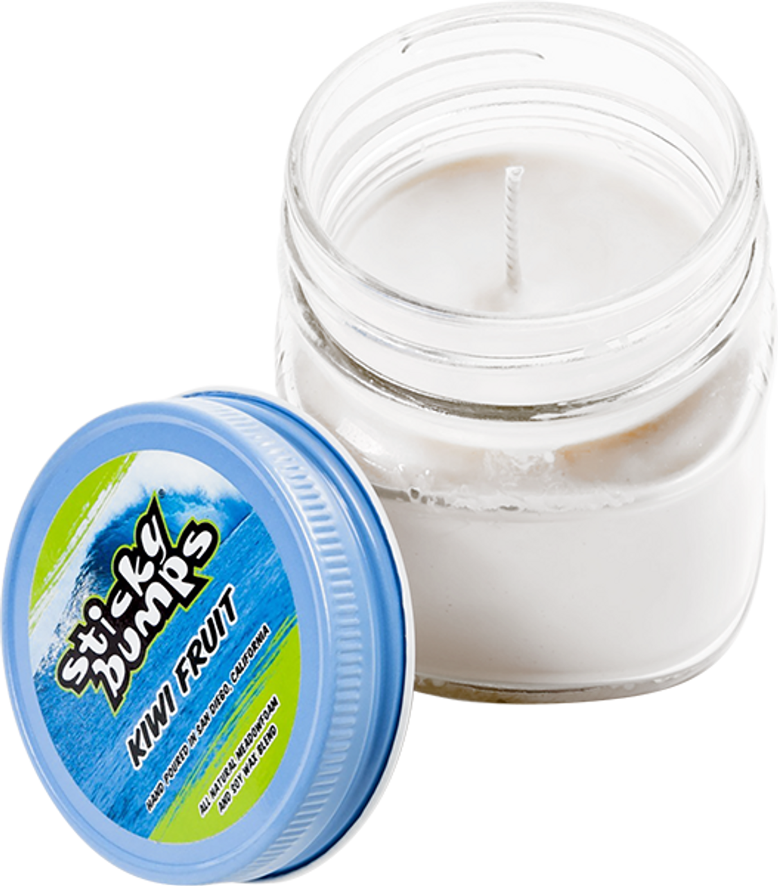 STICKY BUMPS CANDLE 7oz GLASS KIWI FRUIT