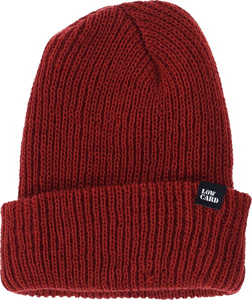 LOWCARD DOUBLE DOWN LONGSHOREMAN BEANIE RUST