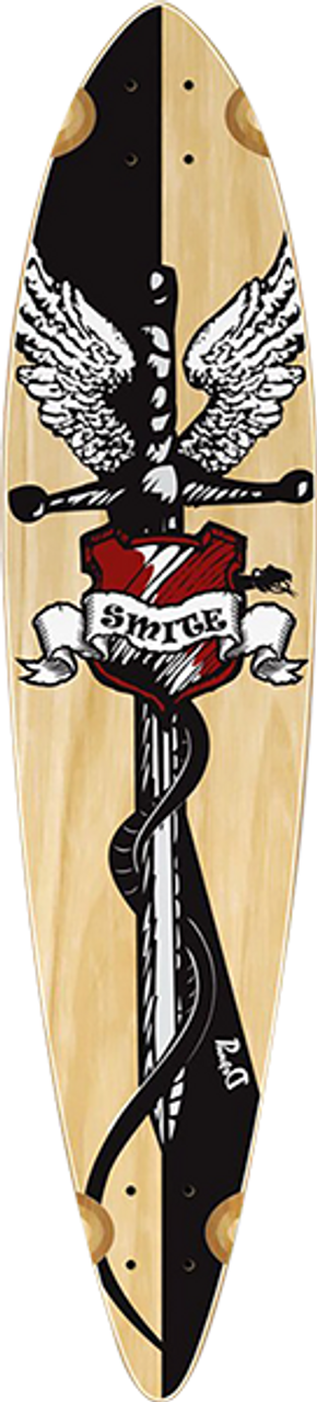 PUNKED PINTAIL SKATE DECK-9x40 SMITE