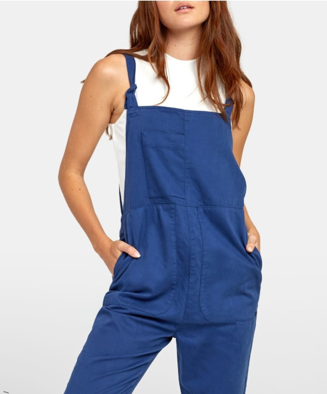 RVCA Kane WVDR Jumpsuit Navy