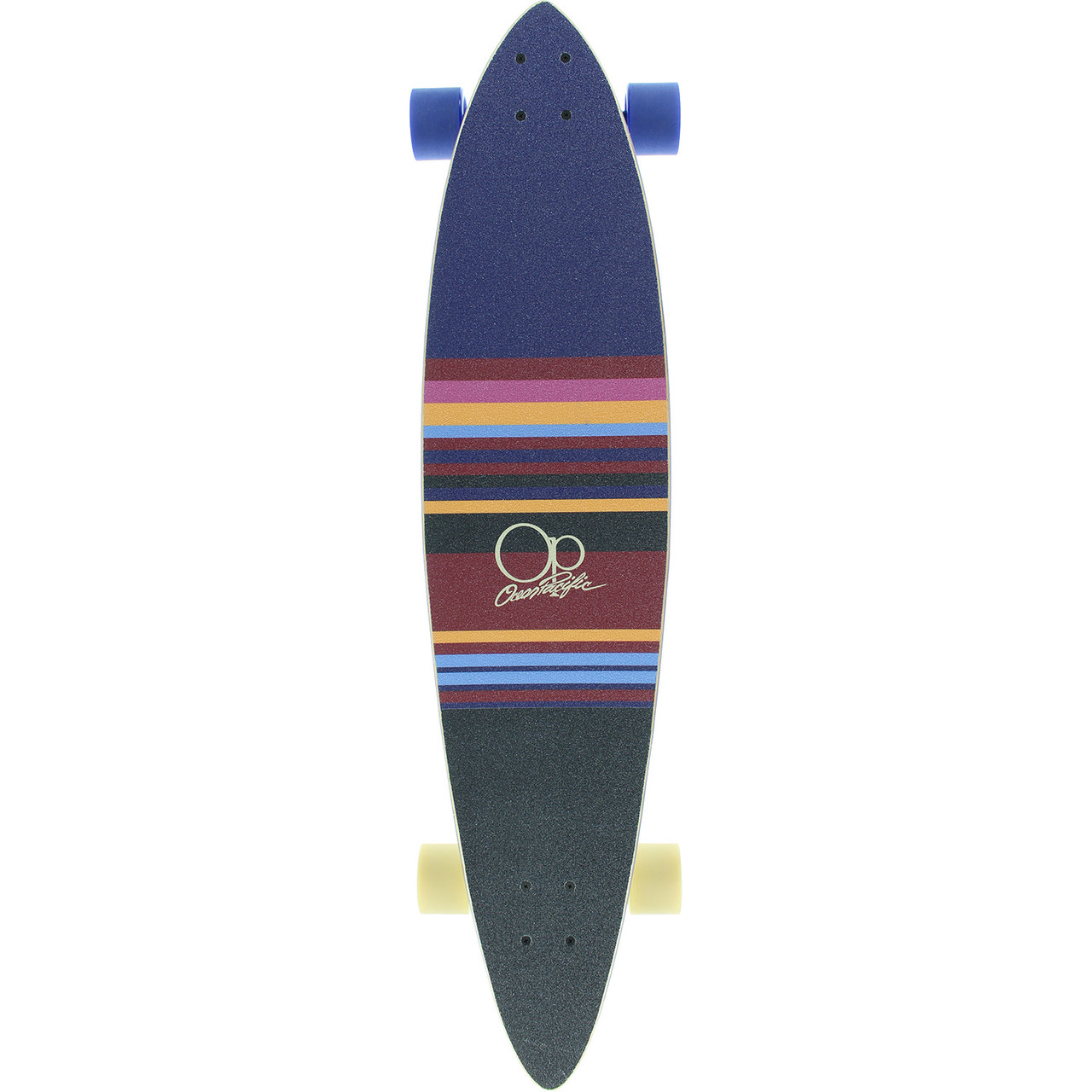 OP Swell Longboard Skateboard Complete Navy Off White 8.75x40