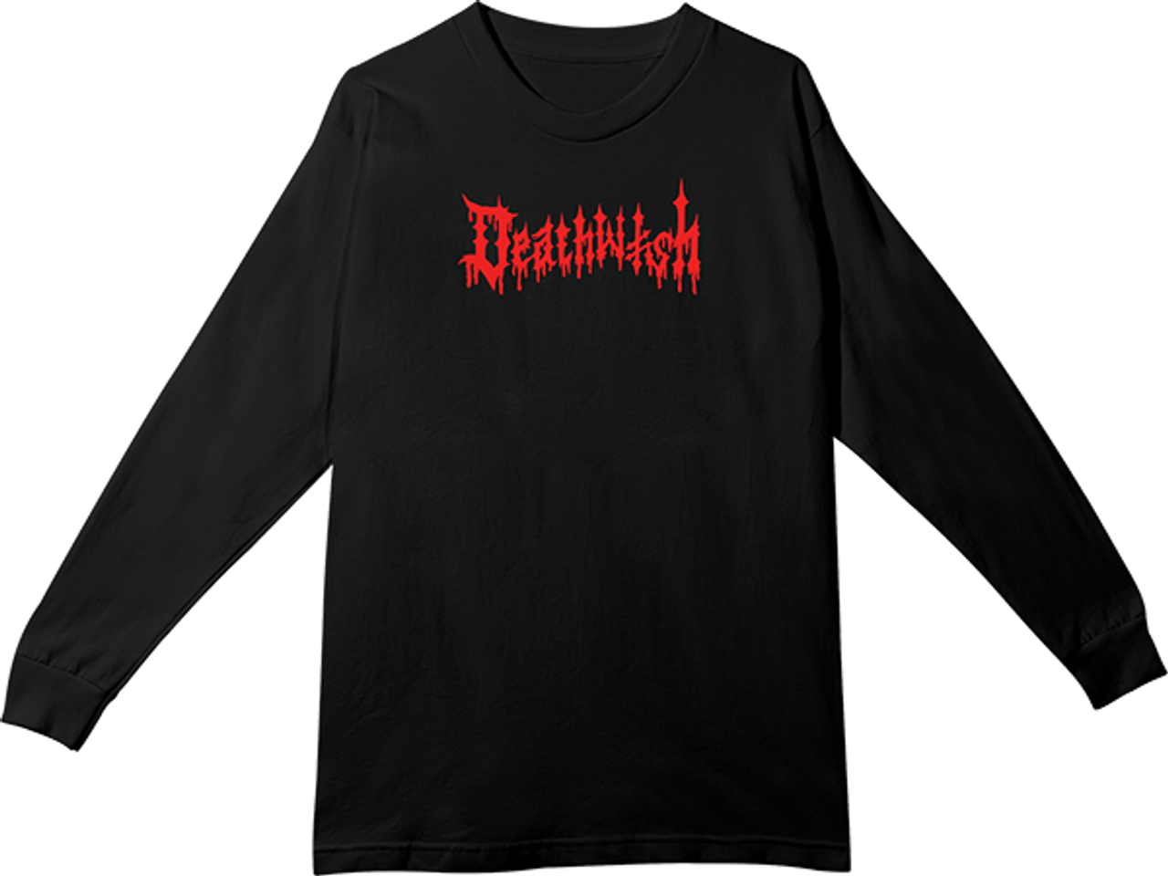 DEATHWISH DEATH WICHZ LONGSLEEVE TSHIRTSMALL BLACK/RED