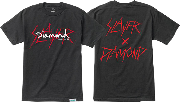 DIAMOND X SLAYER LOGO SS TSHIRT SMALL BLACK