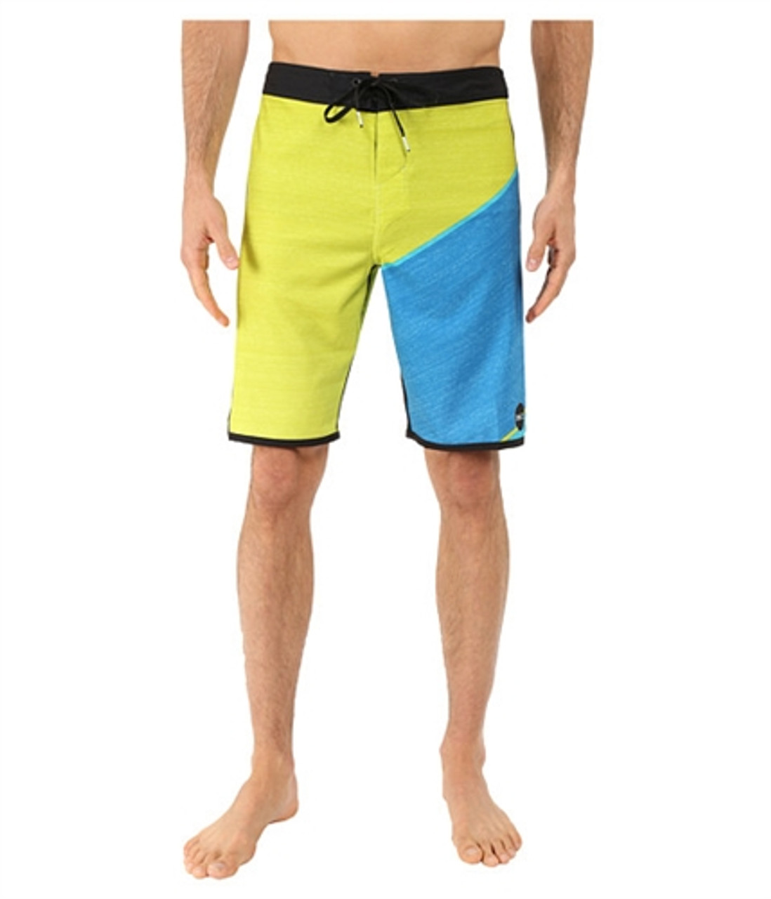 Oneill HyperFreak Mens Boardshorts Trunks Lime 32