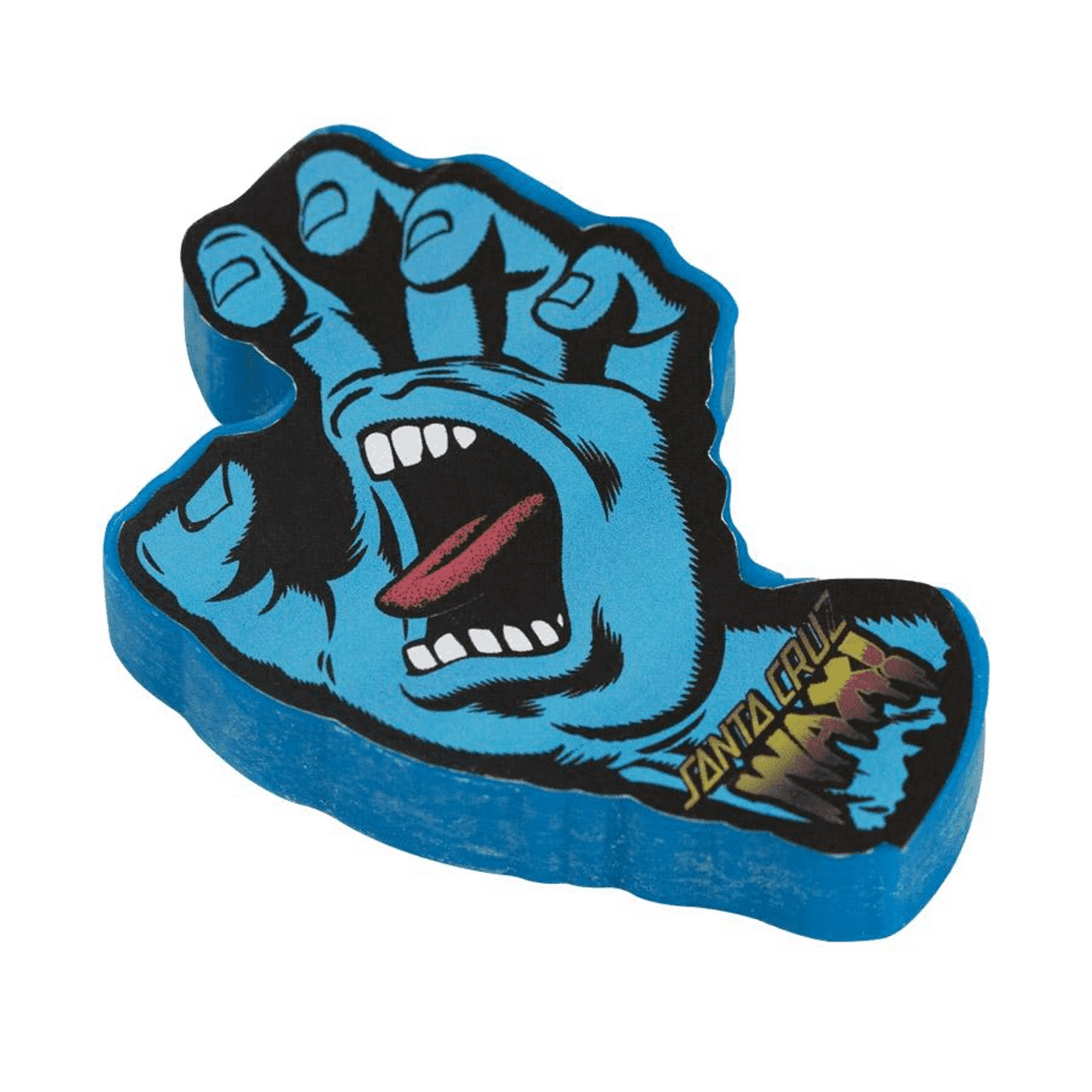 Santa Cruz Screaming Hand Skateboard Wax Blue Onesize