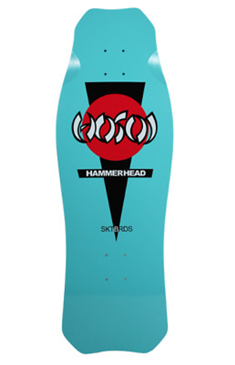 Hosoi Hammerhead OG Skate Deck Teal 10.37x30