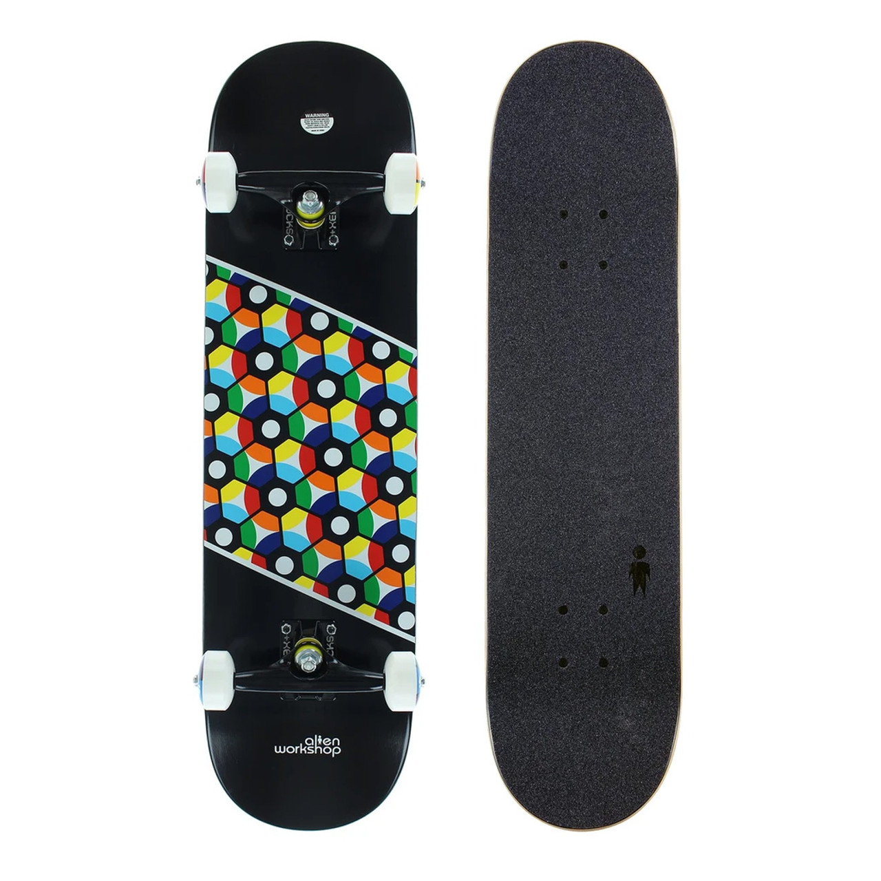 Alien Workshop Filmworks Skateboard Complete Black 7.875