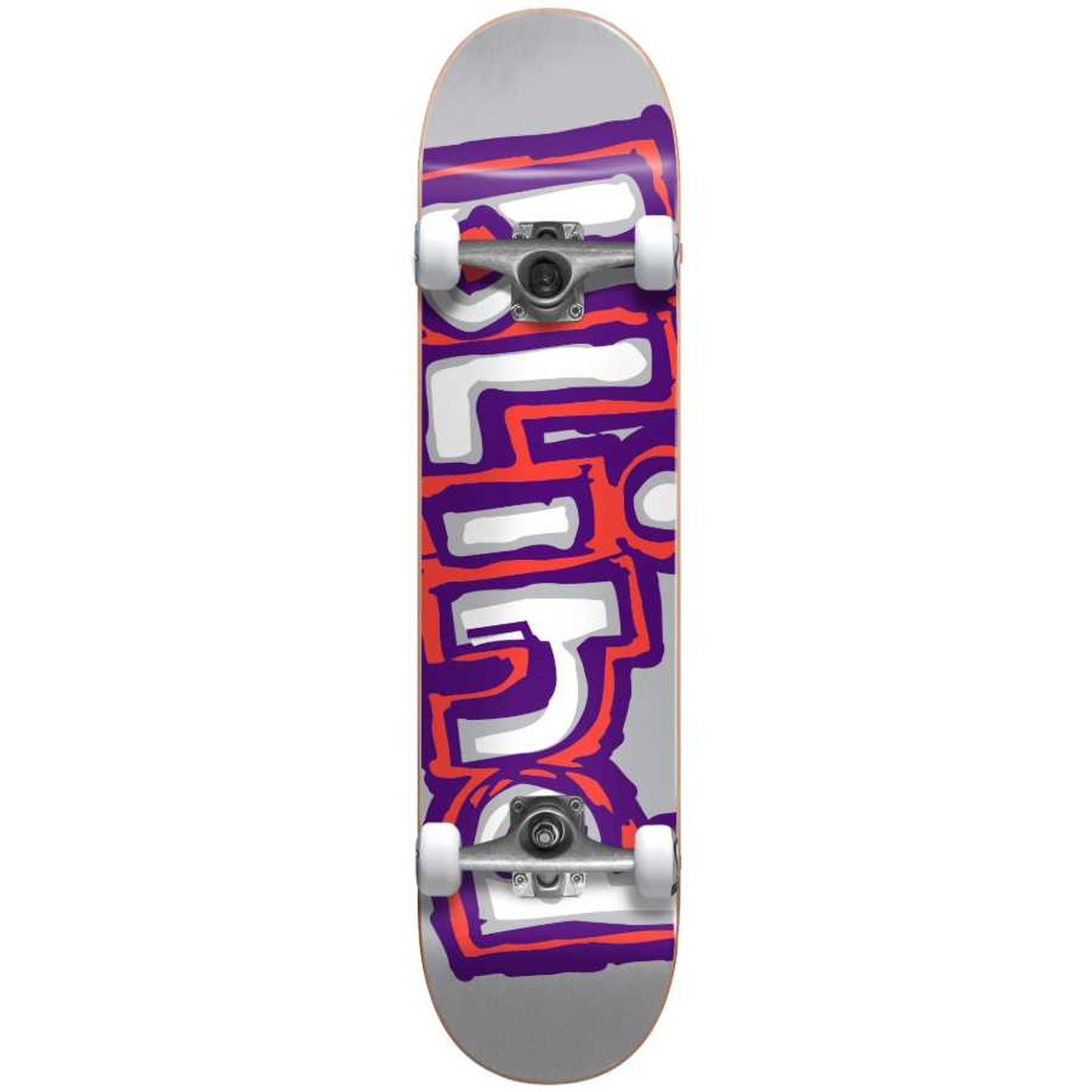 Blind Matte OG FP Skateboard Complete Grey Purple 7.875