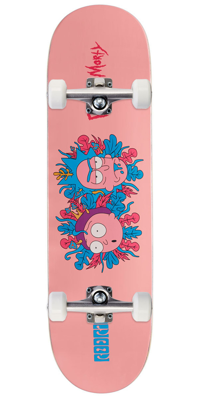 Primitive Rick & Morty Rodriguez Rick Skateboard Complete Pink 7.75