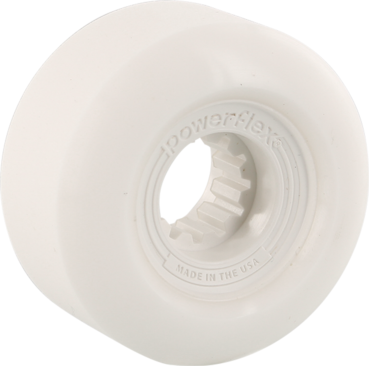 POWERFLEX GUMBALL 52mm 83b WHT/WHT WHEELS SET