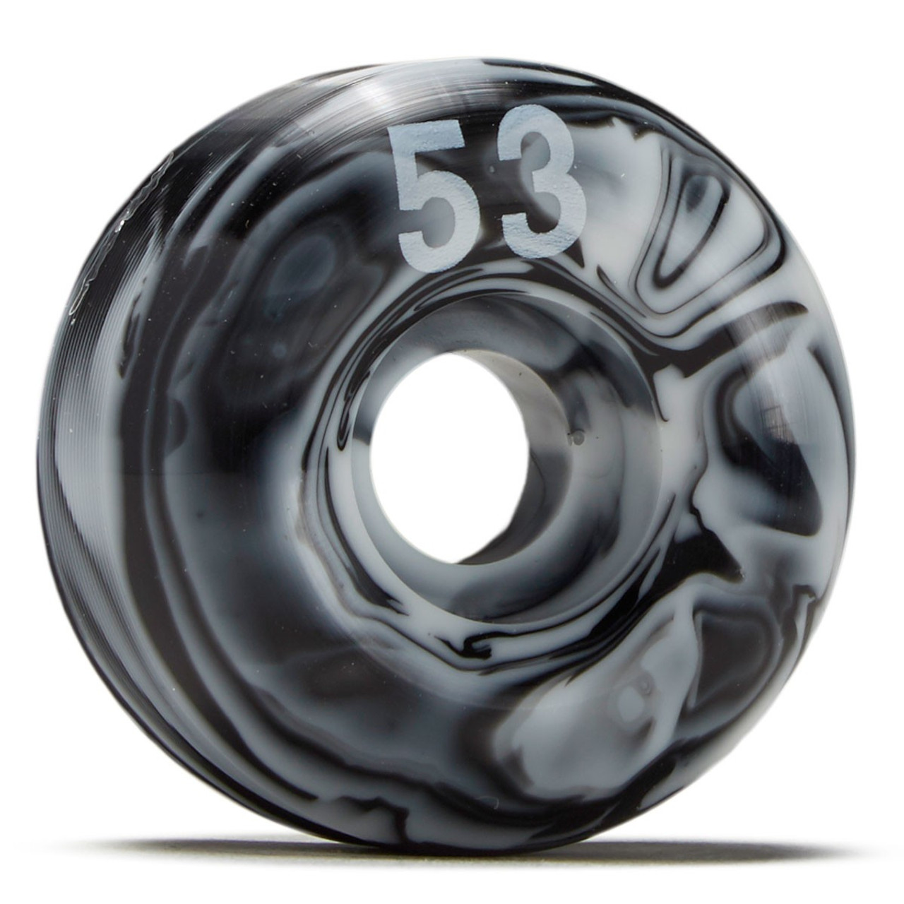 Essentials Swirl Skate Wheels Black White 53mm