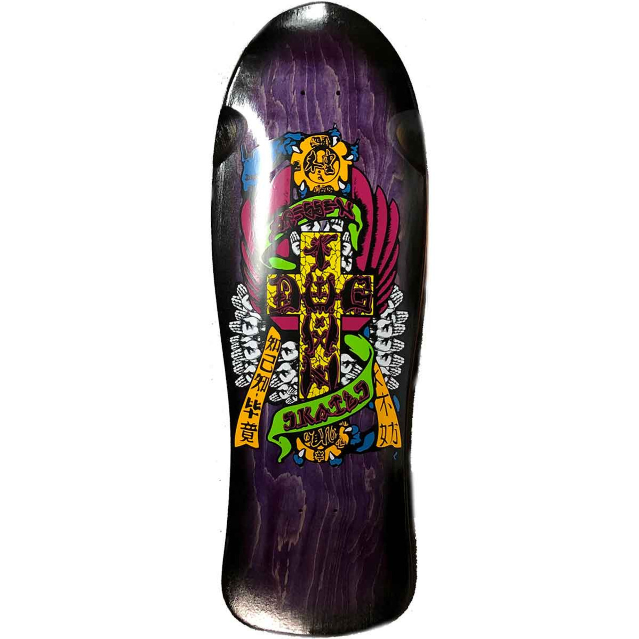 Dogtown Dressen Reissue Skate Deck Assorted Stain 10x30.75