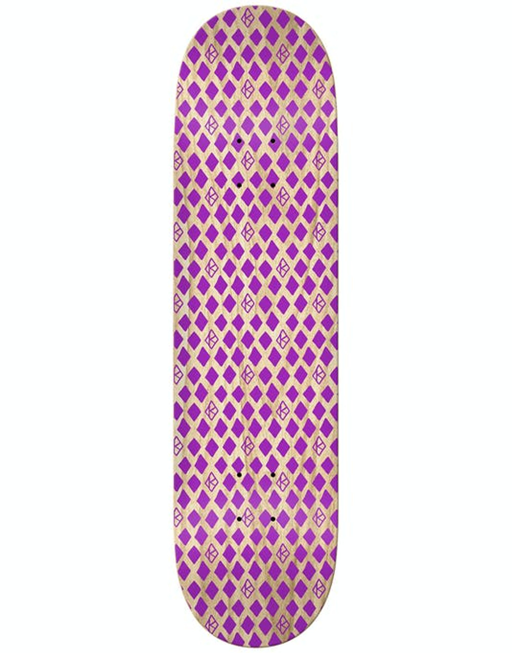 Krooked Dymonds Skate Deck Purple 8.25