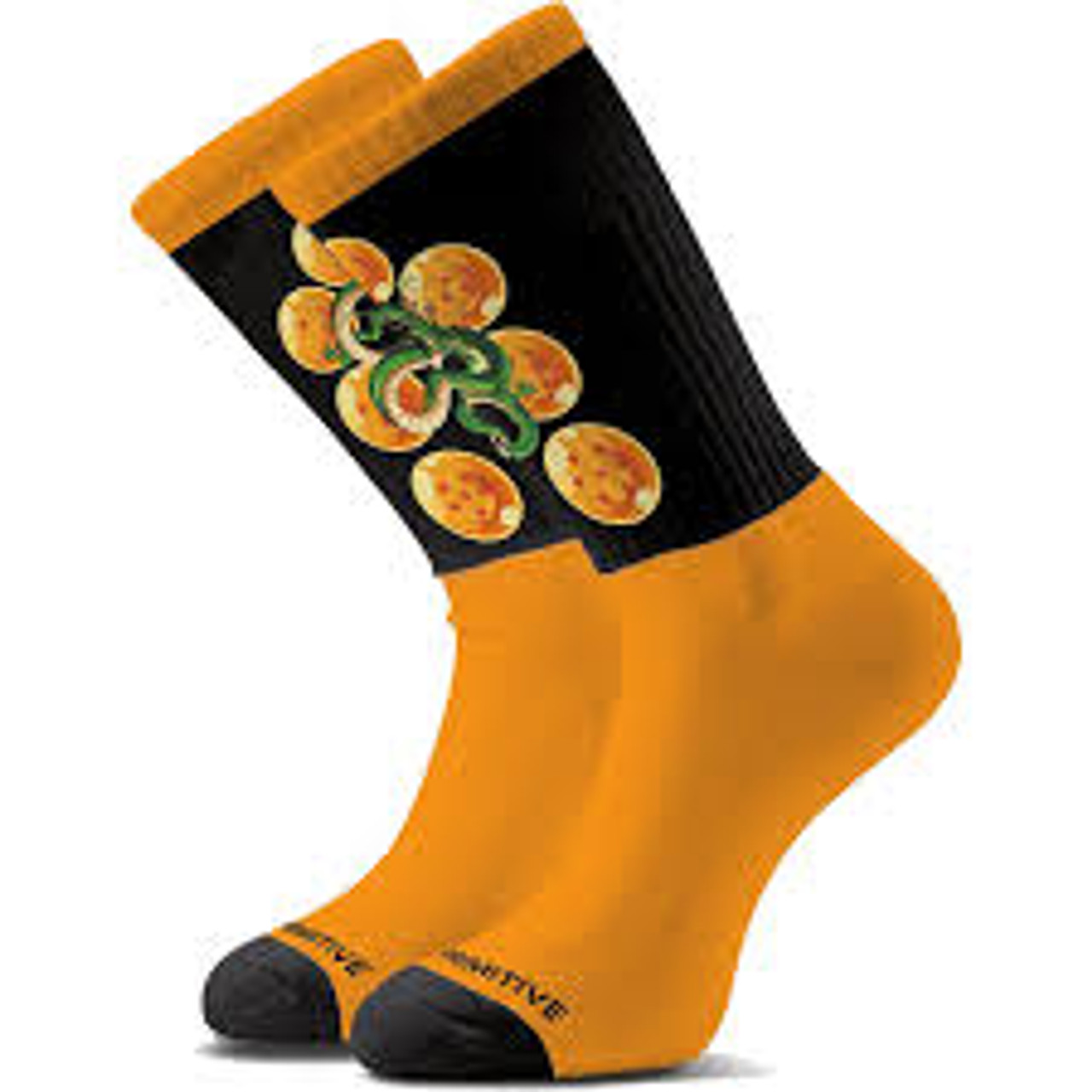 Primitive DBZ Shenron Crew Socks Black Gold Onesize