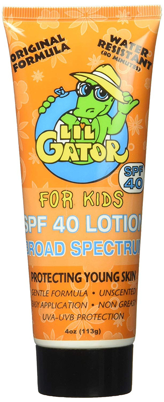 Aloe Gator Kid's Sunscreen White SPF 40