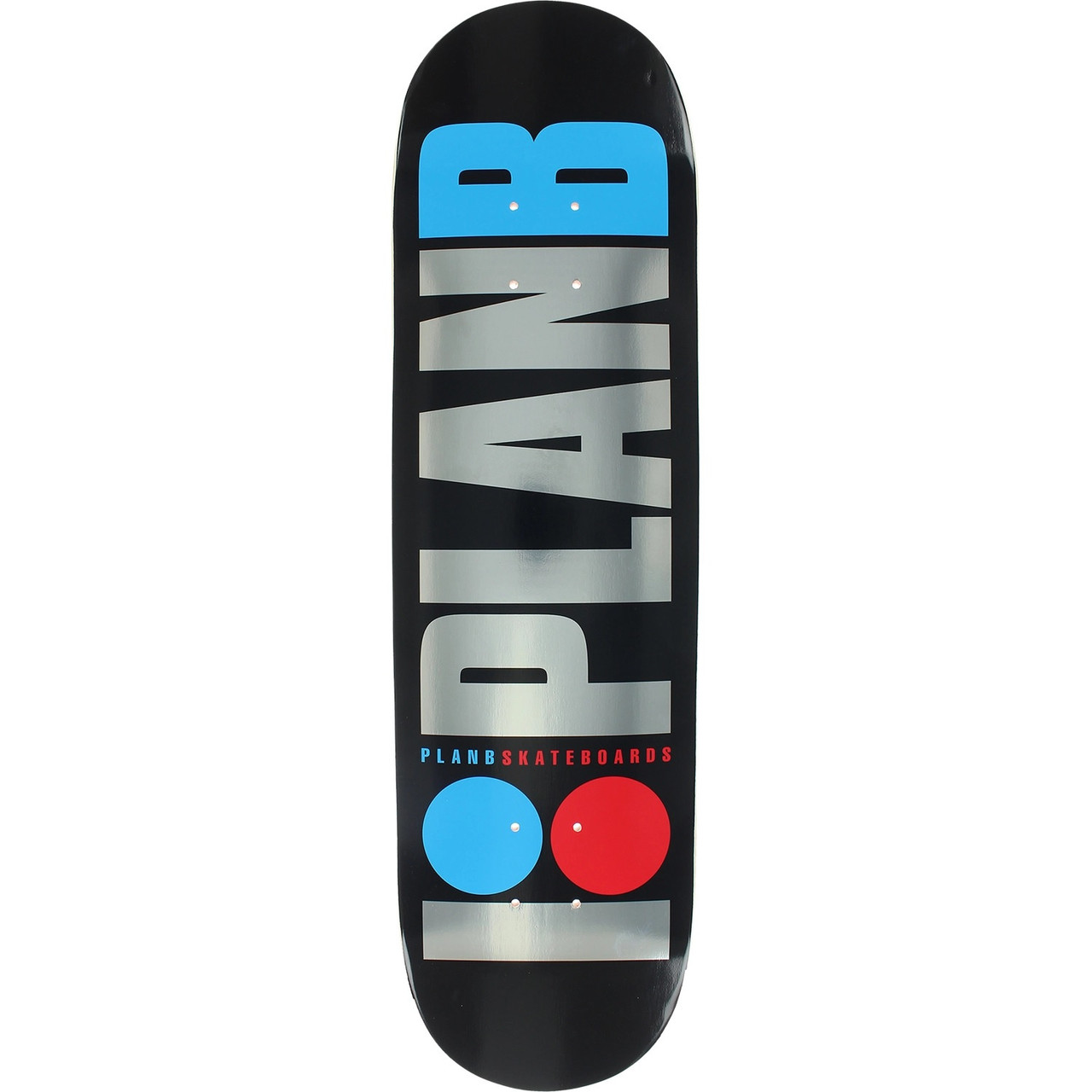 Plan B OG Foil Skate Deck Black Foil 8.25