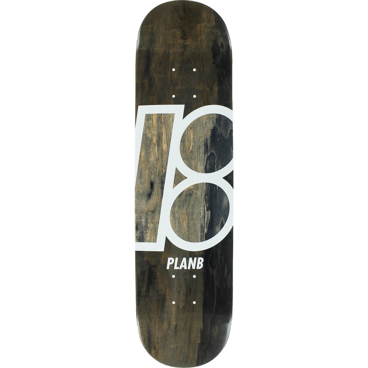 Plan B Stained Skate Deck Black 7.75