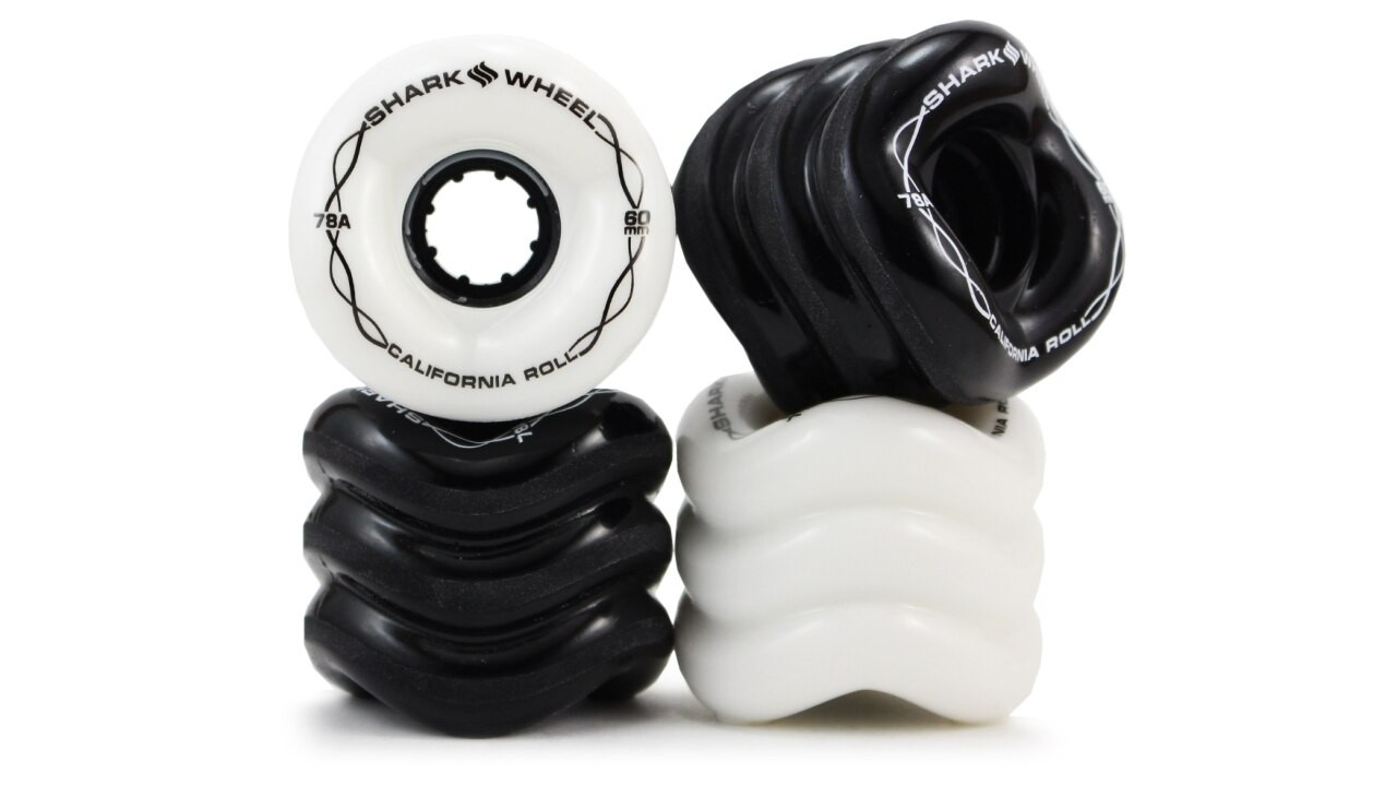 Shark Cali Roll Sidewinder Black White 60mm 78a