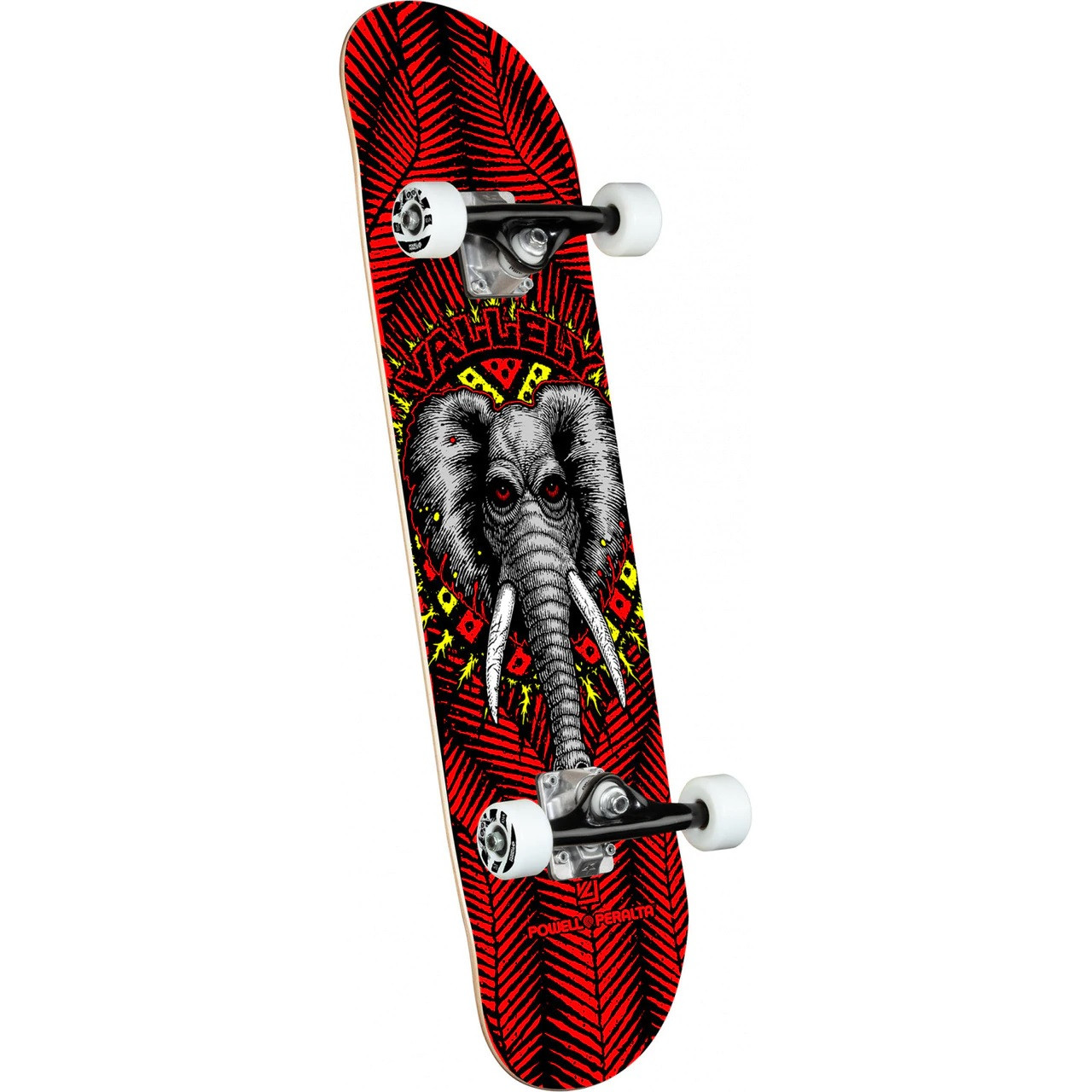 Powell Vallely Elephant Skateboard Complete Red 8.25