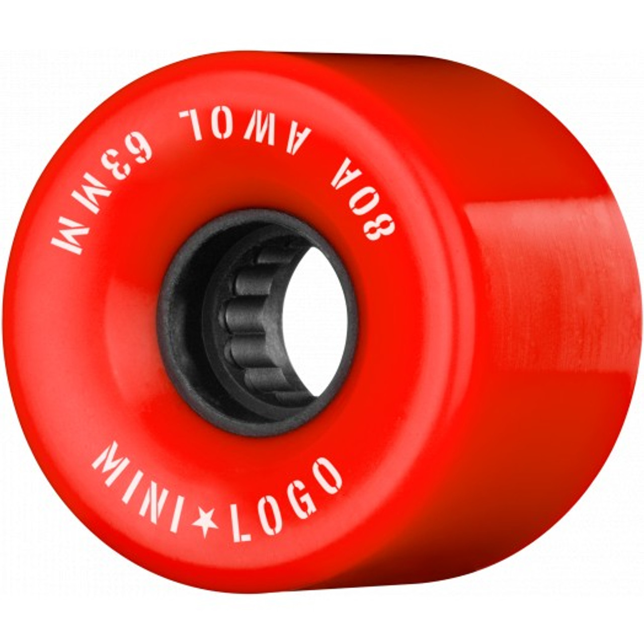 Mini Logo ATF A.W.O.L. Wheels Set Red 63mm/80a