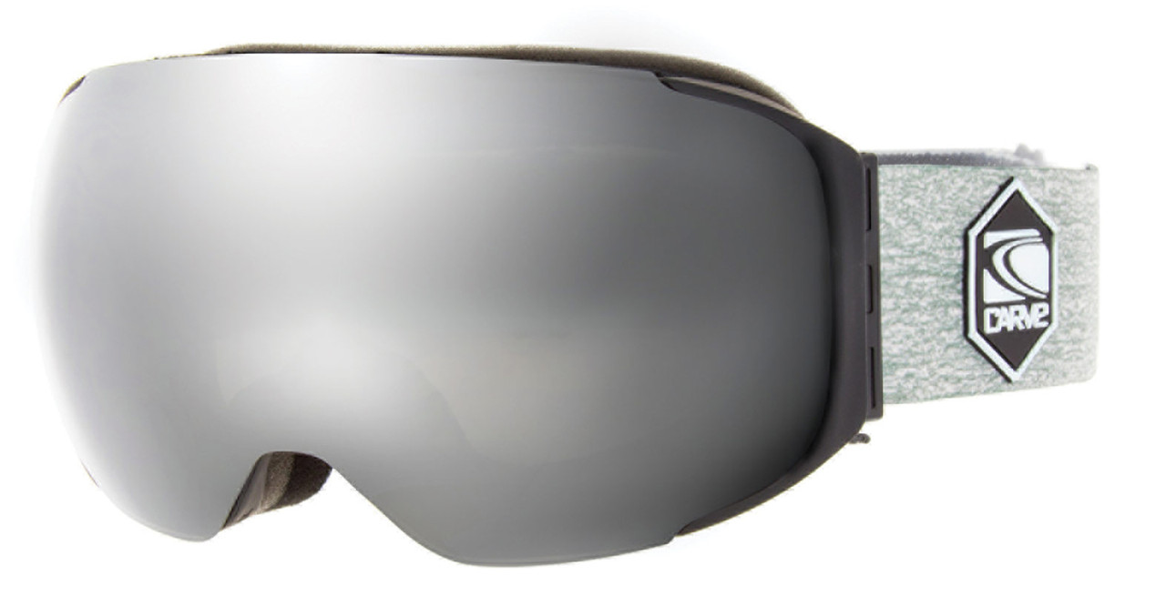 Carve The Boss Iridium Goggles Black Silver Onesize