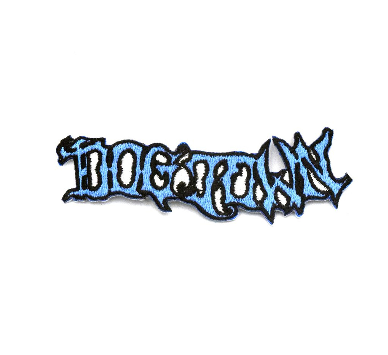 Dogtown Horror Script Patch Blue 4"