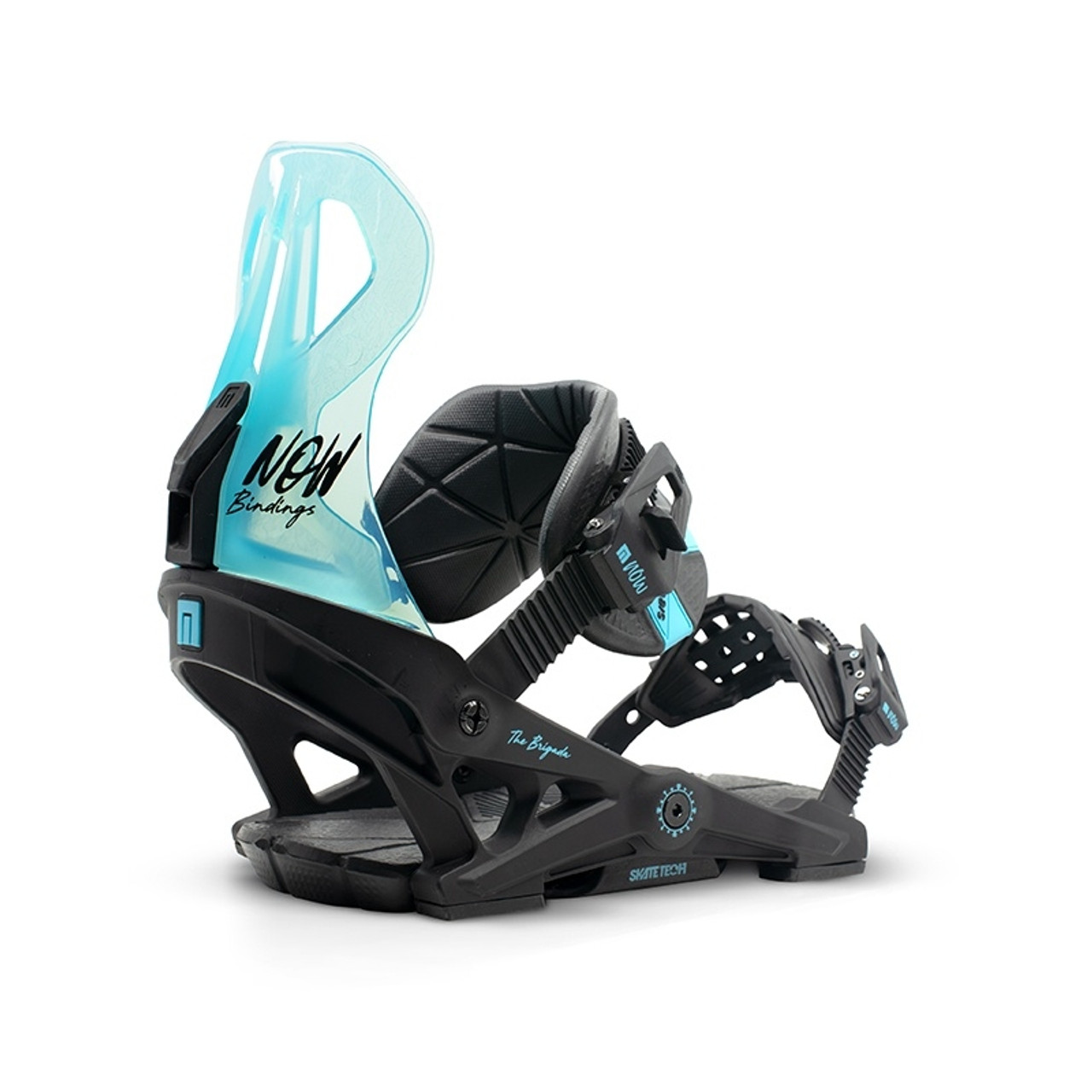 Now Brigada Snowboard Bindings Womens Clear Blue Medium