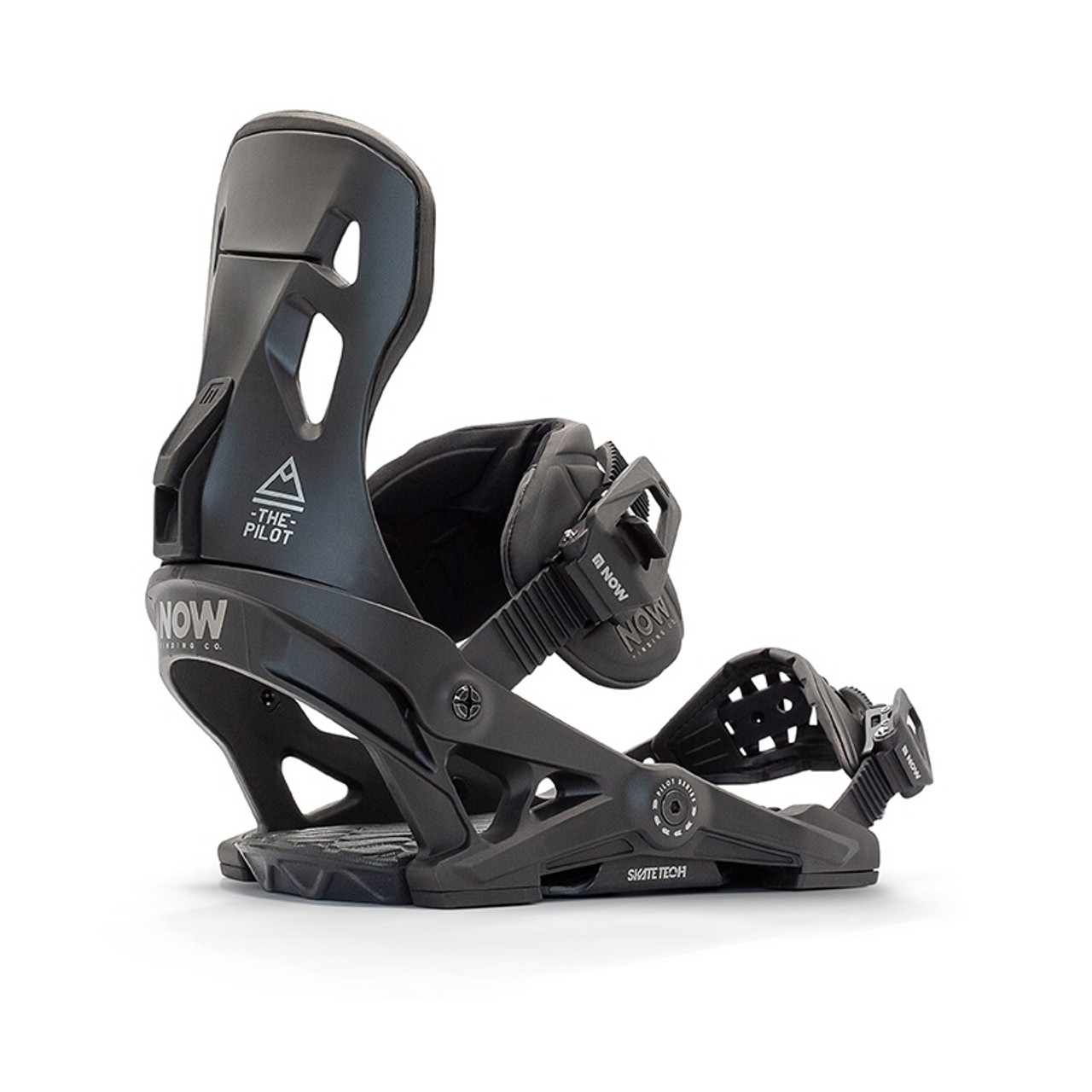 NOW Pilot Snowboard Bindings Black